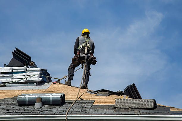 Professional Roof Installation technician working in Hardin, TX